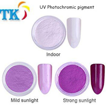 Pigment photochromique UV sensible au soleil de poudre de changement de couleur sensible à la lumière pour enduire, vernis à ongles